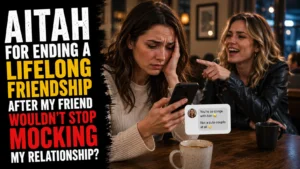 AITAH for Ending a Lifelong Friendship After My Friend Wouldn't Stop Mocking My Relationship