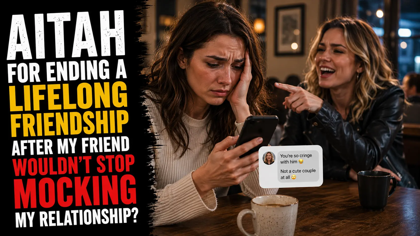 AITAH for Ending a Lifelong Friendship After My Friend Wouldn't Stop Mocking My Relationship