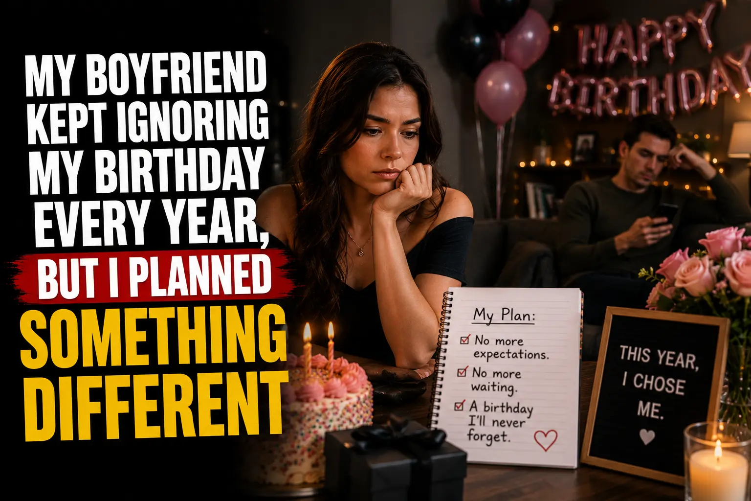 My Boyfriend Kept Ignoring My Birthday Every Year, But I Planned Something Different