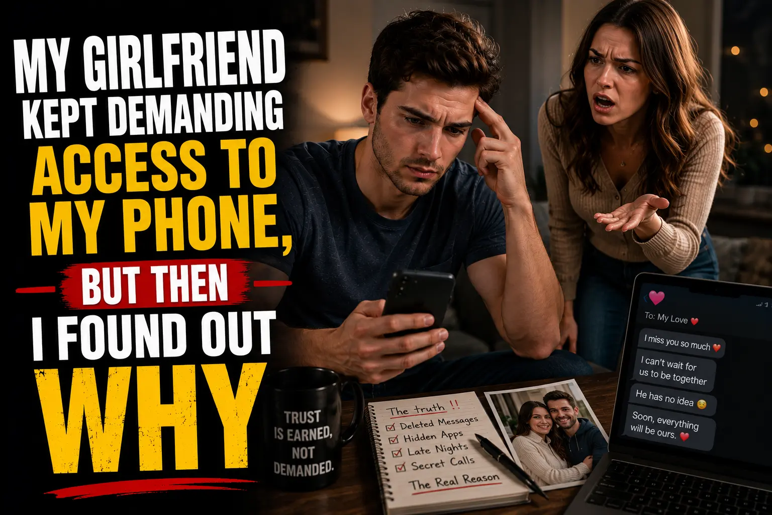 My Girlfriend Kept Demanding Access to My Phone, But Then I Found Out Why