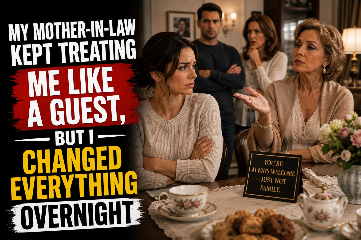 My Mother-in-Law Kept Treating Me Like a Guest, But I Changed Everything Overnight